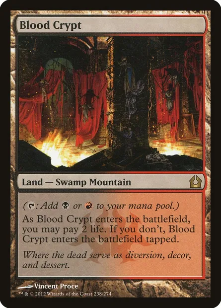 Blood Crypt, Magic card RTR 238 — Return to Ravnica set