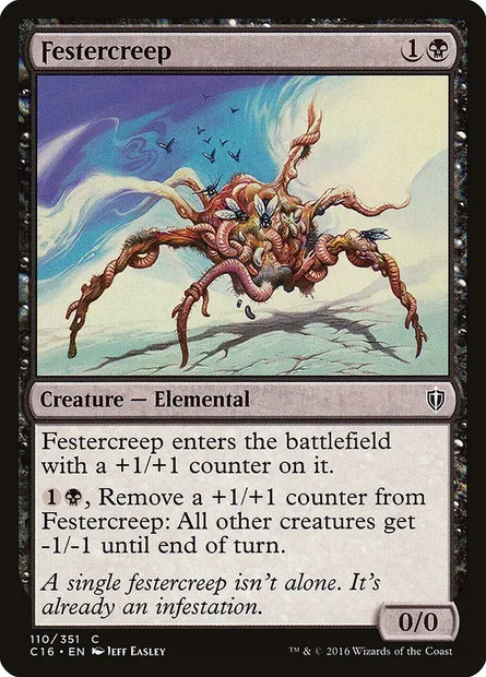 Festercreep, Magic card C16 110 — Commander 2016 set
