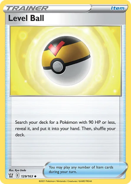 Level Ball, Pokémon card BST 129 — Battle Styles set
