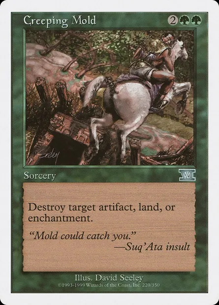 Creeping Mold, Magic card 6ED 220 — Classic Sixth Edition set