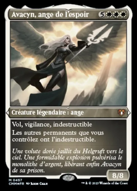 Avacyn, ange de l'espoir, carte Magic CMM 457 — extension Commander Masters