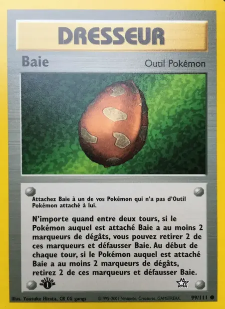 Baie, carte Pokémon NG 99 — extension Neo Genesis