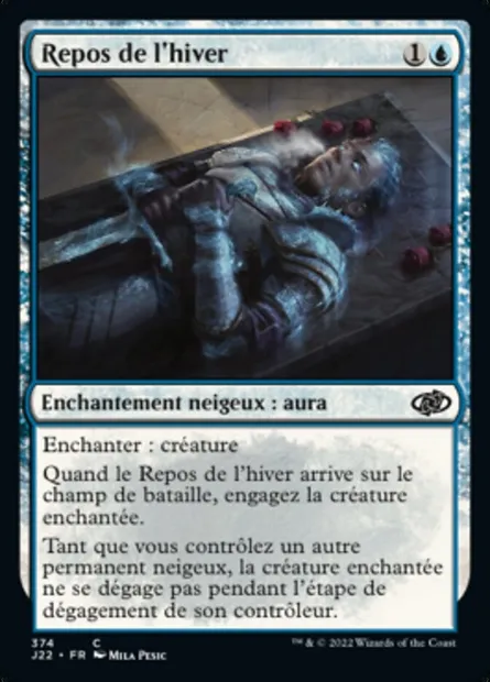 Repos de l'hiver, carte Magic J22 374 — extension Jumpstart 2022