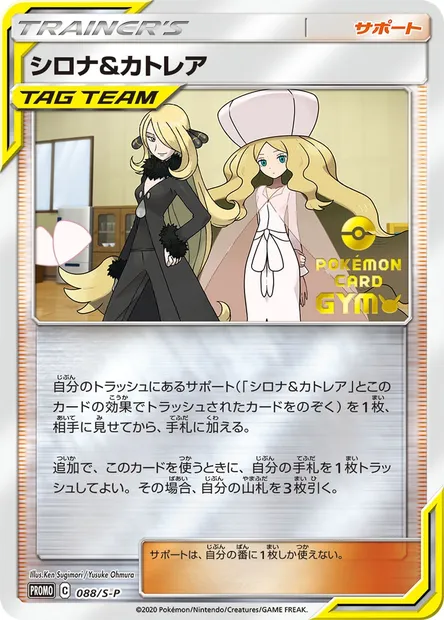 Cynthia & Caitlin, Pokémon card S-P 088 — S-P: Sword & Shield Promos set