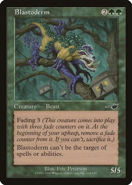 Blastoderm, Magic card NEM 102 — Nemesis set