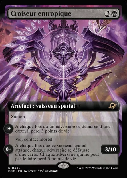 Croiseur entropique, carte Magic EOE 332 — extension Edge of Eternities