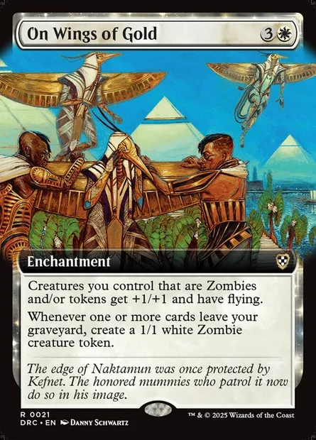 On Wings of Gold, Magic card DRC 21 — Aetherdrift Commander set