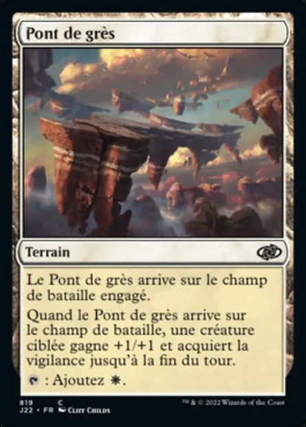 Pont de grès, carte Magic J22 819 — extension Jumpstart 2022