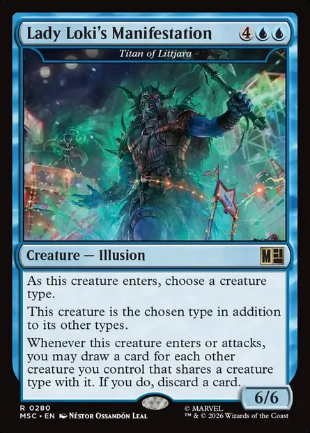 Titan of Littjara, Magic card MSC 280 — Marvel Super Heroes Commander set