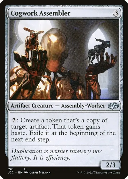 Cogwork Assembler, Magic card J22 761 — Jumpstart 2022 set