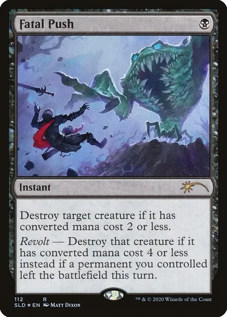 Fatal Push, Magic card SLD 112 — Secret Lair Drop set