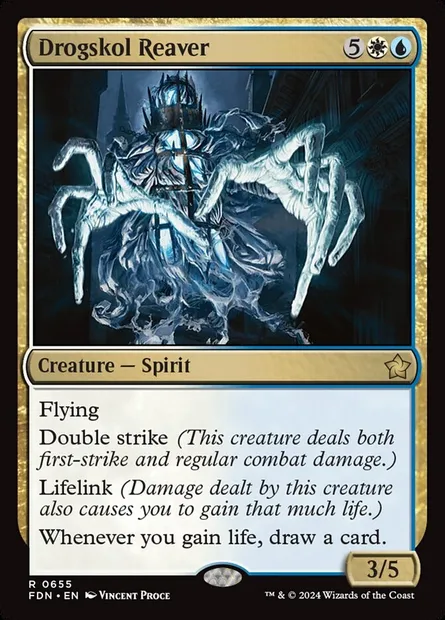 Drogskol Reaver, Magic card FDN 655 — Foundations set