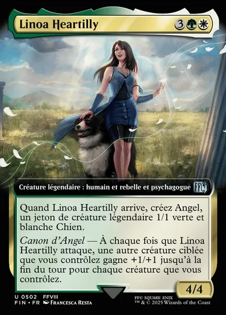 Linoa Heartilly, carte Magic FIN 502 — extension Final Fantasy