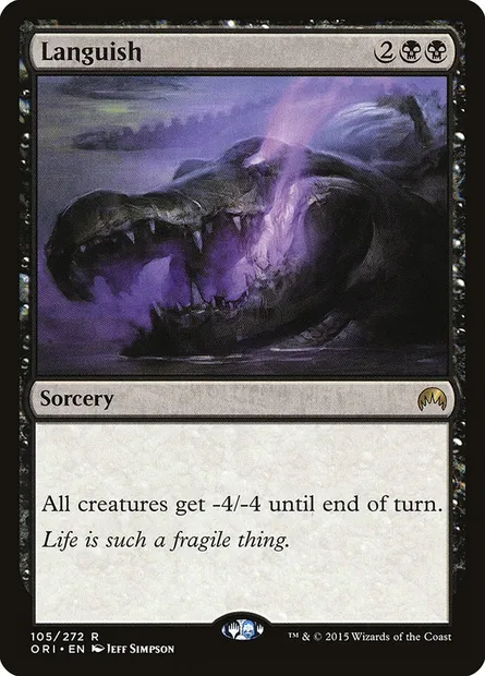 Languish, Magic card ORI 105 — Magic Origins set