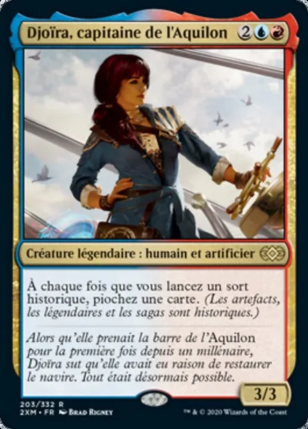 Djoïra, capitaine de l'Aquilon, carte Magic 2XM 203 — extension Double Masters