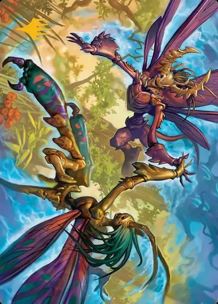 Illusion Spinners // Illusion Spinners, Magic card AECL 8 — Lorwyn Eclipsed Art Series set