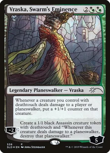 Vraska, Swarm's Eminence, Magic card SLD 536 — Secret Lair Drop set