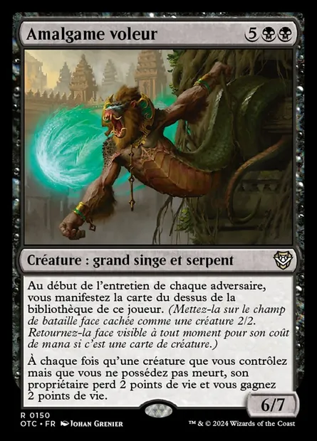 Amalgame voleur, carte Magic OTC 150 — extension Outlaws of Thunder Junction Commander