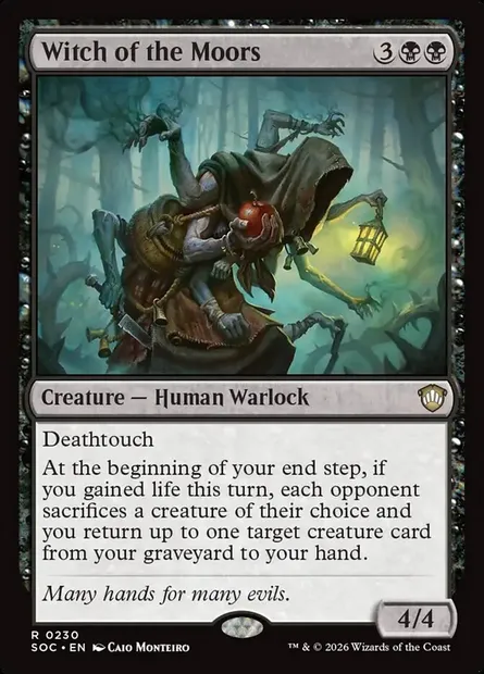 Witch of the Moors, Magic card SOC 230 — Secrets of Strixhaven Commander set