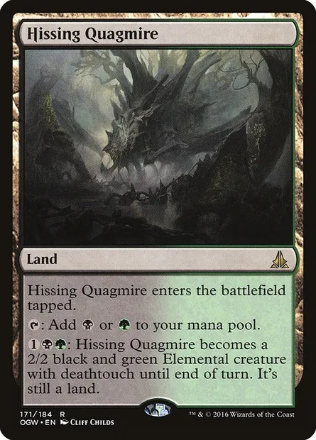 Hissing Quagmire, Magic card OGW 171 — Oath of the Gatewatch set