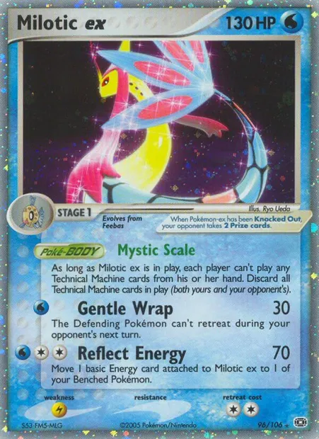 Milotic ex, Pokémon card EM 96 — Emerald set