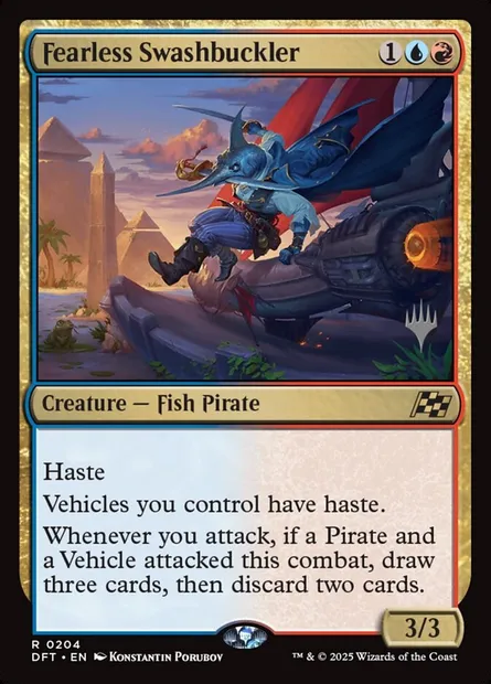 Brétailleuse intrépide, carte Magic PDFT 204p — extension Aetherdrift Promos