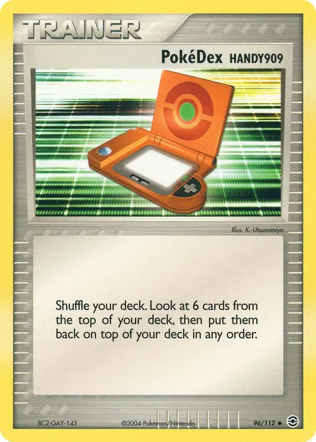 PokéDex (HANDY909), Pokémon card RG 96 — FireRed & LeafGreen set