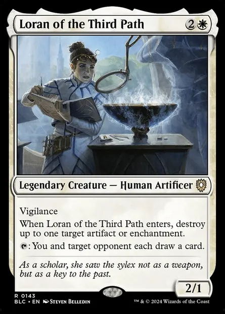 Loran of the Third Path, Magic card BLC 143 — Bloomburrow Commander set
