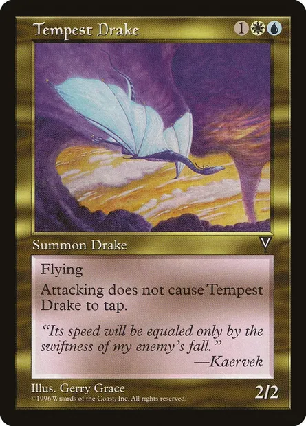 Tempest Drake, Magic card VIS 139 — Visions set