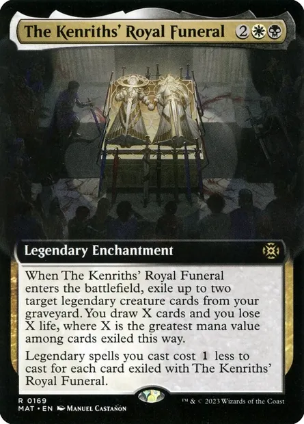 Funérailles royales des Kenrith, carte Magic MAT 169 — extension L'invasion des machines : le jour d'après
