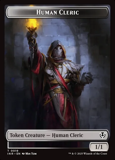 Human Cleric, Magic card TINR 19 — Innistrad Remastered Tokens set