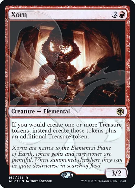 Xorn, carte Magic PAFR 167a — extension Adventures in the Forgotten Realms Promos