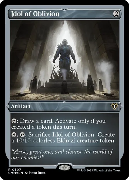 Idol of Oblivion, Magic card CMM 607 — Commander Masters set