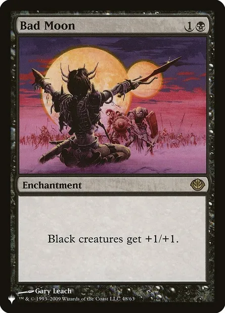 Bad Moon, Magic card PLST DDD-48 — The List set