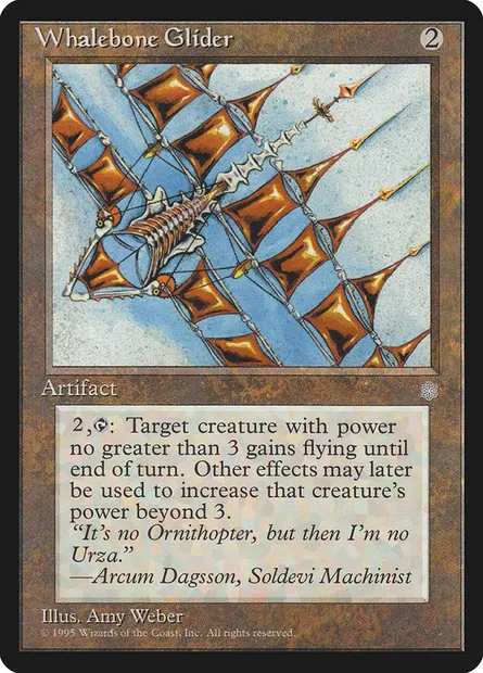 Whalebone Glider, Magic card ICE 349 — Ice Age set