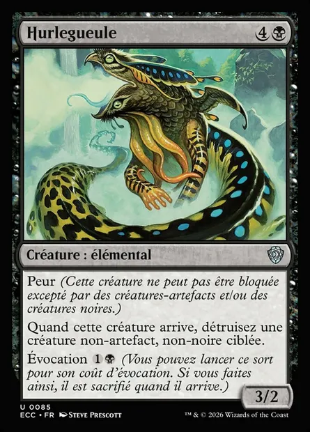 Hurlegueule, carte Magic ECC 85 — extension Lorwyn Eclipsed Commander