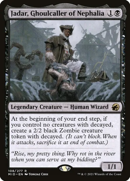 Jadar, Ghoulcaller of Nephalia, Magic card MID 108 — Innistrad: Midnight Hunt set