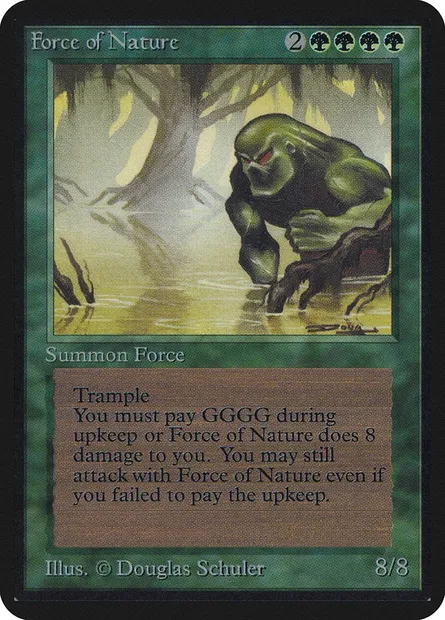Force of Nature, Magic card LEA 194 — Limited Edition Alpha set