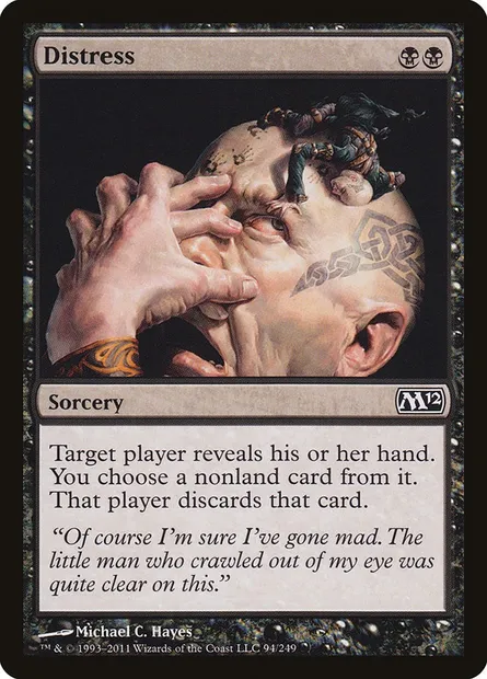 Distress, Magic card M12 94 — Magic 2012 set