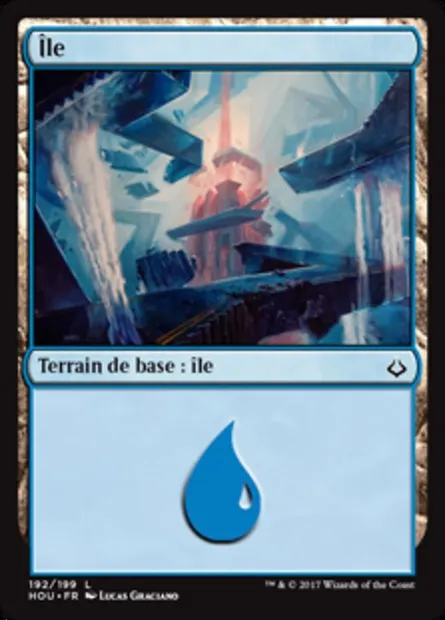Île, carte Magic HOU 192 — extension L’âge de la destruction