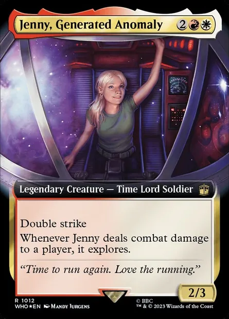 Jenny, Generated Anomaly, Magic card WHO 1012 — Doctor Who set