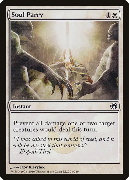 Soul Parry, Magic card SOM 21 — Scars of Mirrodin set