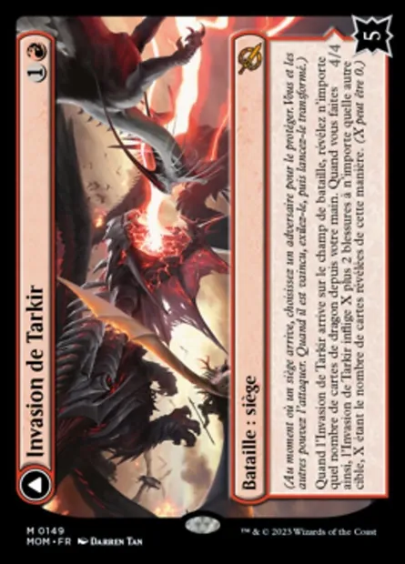 Invasion de Tarkir // Foudregueule provocateur, carte Magic MOM 149 — extension L'invasion des machines