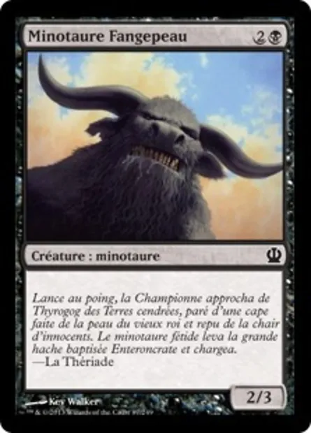 Minotaure Fangepeau, carte Magic THS 87 — extension Theros