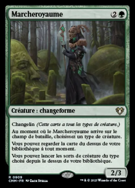 Marcheroyaume, carte Magic CMM 909 — extension Commander Masters