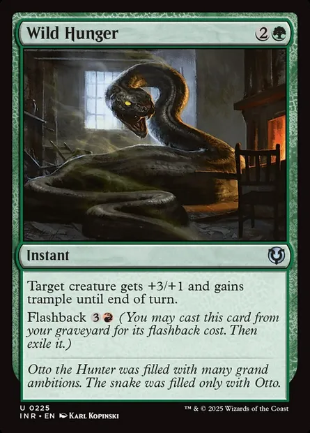 Wild Hunger, Magic card INR 225 — Innistrad Remastered set
