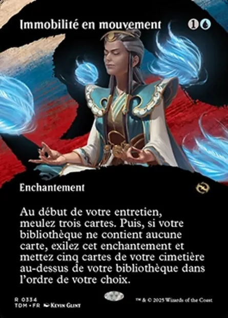 Immobilité en mouvement, carte Magic TDM 334 — extension Tarkir: Dragonstorm