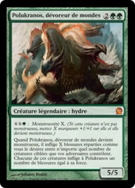 Polukranos, dévoreur de mondes, carte Magic THS 172 — extension Theros