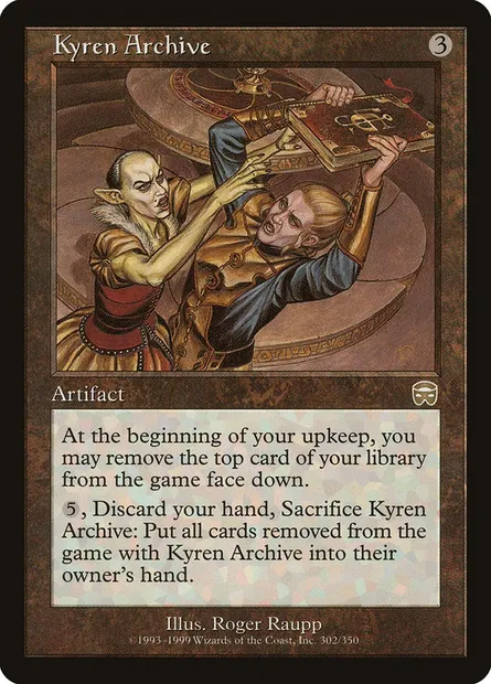 Kyren Archive, Magic card MMQ 302 — Mercadian Masques set