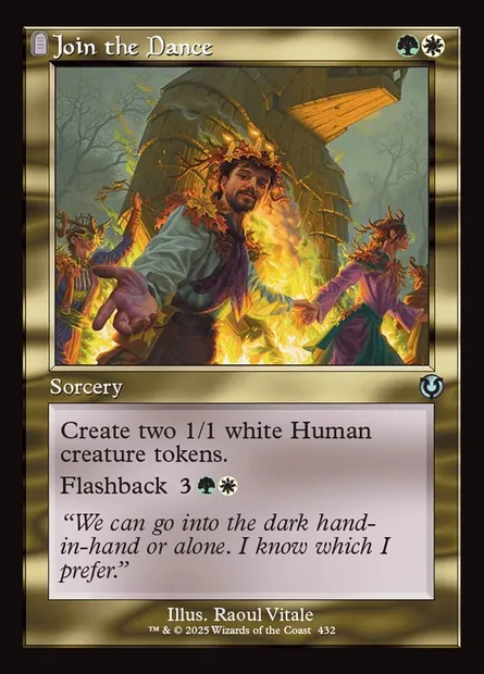 Venez danser !, carte Magic INR 432 — extension Innistrad Remastered